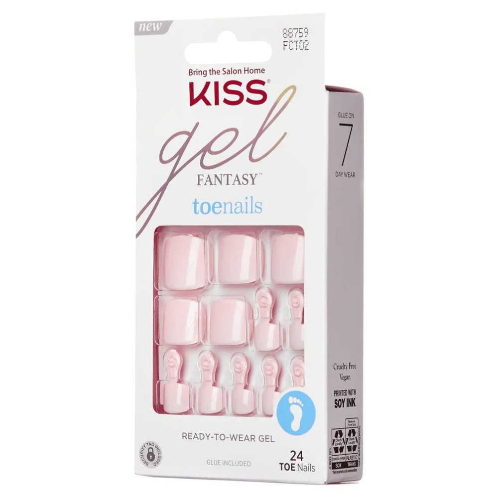 Kiss Gel Fantasy Toenails Pedicure Kit - Try Everything